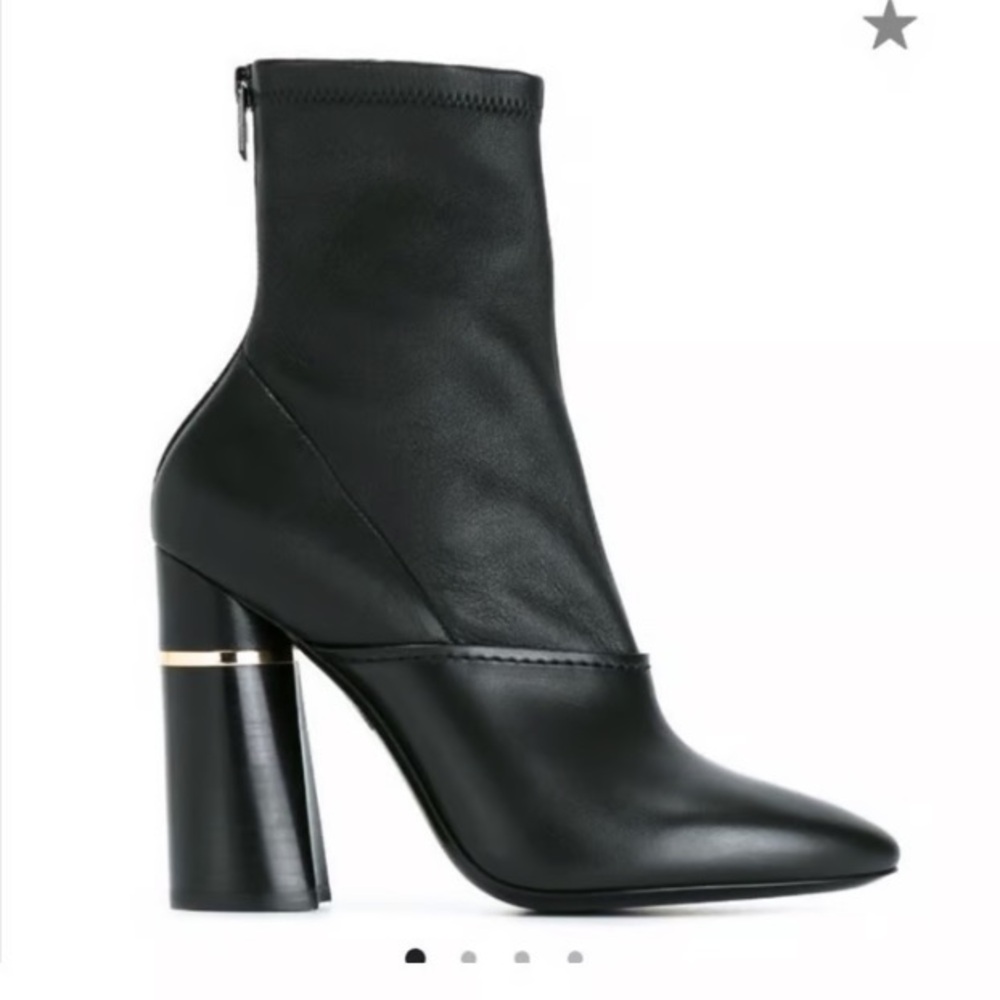 3.1 Phillip Lim Black Kyoto Stretch Heel Insert Ankle Boot Made in Italy 6.5